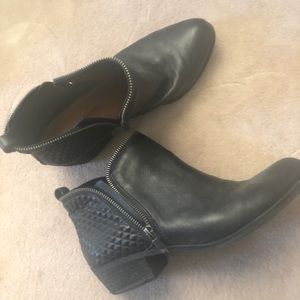 Item reserved- Lucky brand black ankle boot